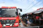 ร่วมภารกิจล้างตลาดสดเตาถ่าน เพื่อรักษาความสะอาดและป้องกันโรค