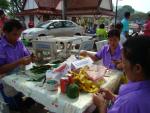 เทศบาลเมืองสัตหีบจัดการแข่งขันประดิษฐ์กระทงสด