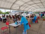 ลงพื้นที่ตรวจเชิงรุกเพื่อตรวจคัดกรองกลุ่มเสี่ยง ด้วยชุดตรวจ