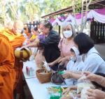 กิจกรรมทำบุญตักบาตร เนื่องในวันขึ้นปีใหม่ 2567 ศูนย์พัฒนาเด็