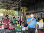 ฉีดวัคซีนป้องกันโรคพิษสุนัขบ้าและทำหมันฟรี บริเวณลานเมาเท่นบ