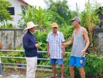 ลงพื้นที่ตรวจสอบและติดตามสถานการณ์หลังเกิดฝนตกหนักในพื้นที่