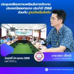 ประชุมเพื่อดำเนินการวางแผนและเตรียมความพร้อมในการจัดงาน ประเ