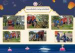 การเก็บรวบรวมเศษกระทงและขยะตกค้าง ภายหลังการจัดงานประเพณีลอย