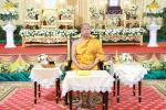 แสดงมุทิตาจิตแด่ พระครูเกษมกิตติโสภณ (พระอาจารย์จ่อย) เจ้าคณ