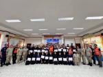 พิธีปิดโครงการฝึกอบรมอาสาสมัครป้องกันภัยฝ่ายพลเรือน (หลักสูต